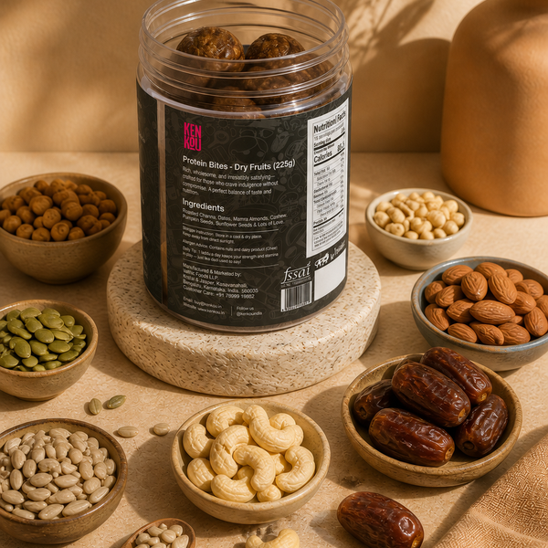 It's Protein Bites - Roasted Gram (Dry Fruits) | 225g