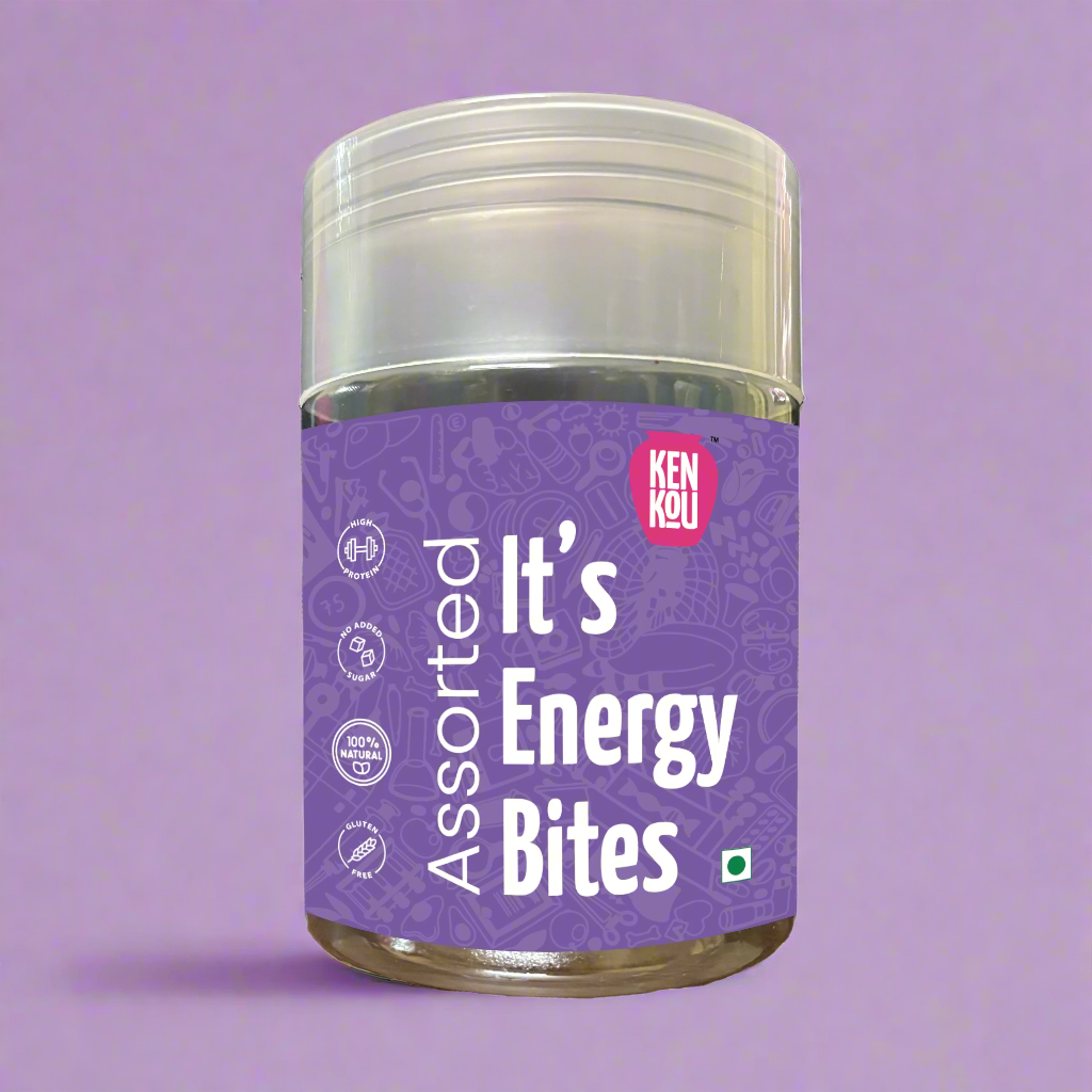 It's Energy Bites - Assorted (Dhaniya, Dry Fruit, Roasted Gram & Cocoa) | 225g