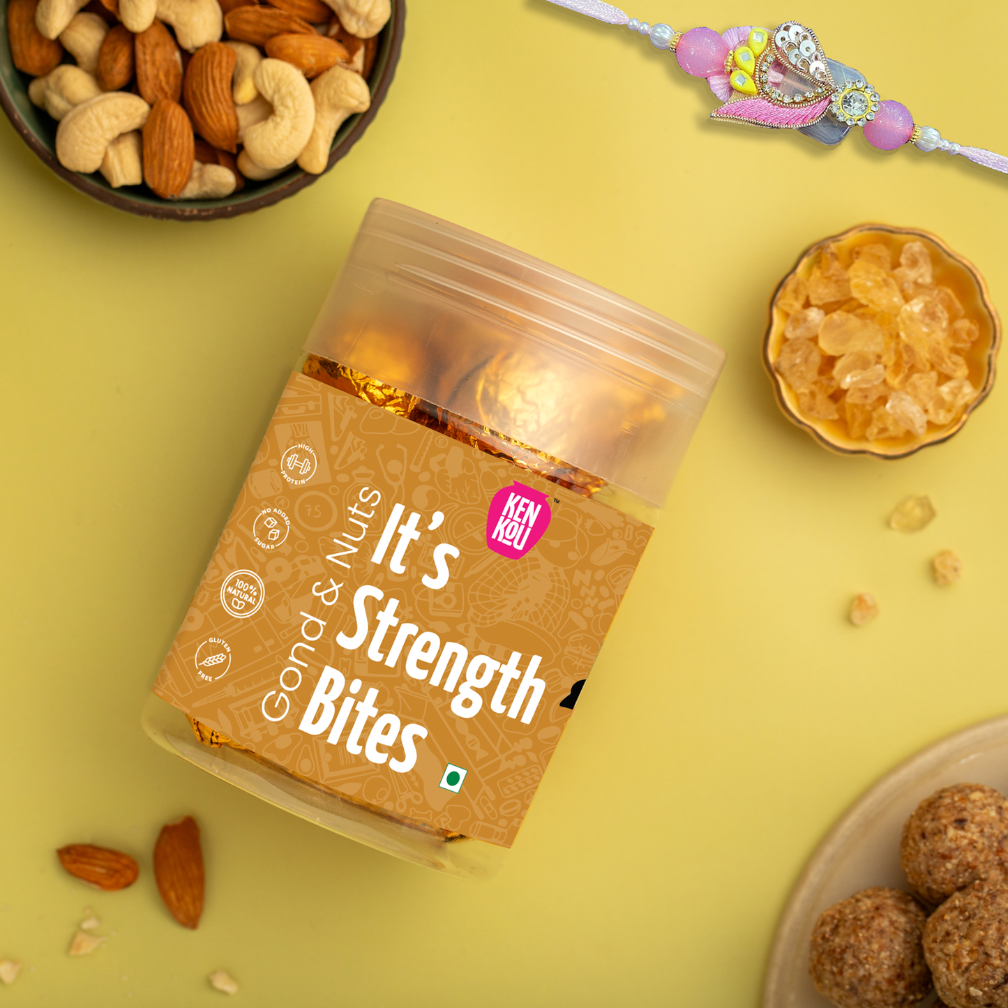 It's Strength Bites - Gond & Dry Fruits for Rakshabandhan | 225g