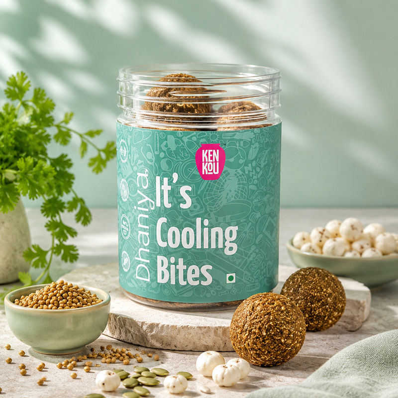Kenkou Dhaniya Cooling Bites 225g – Coriander Digestive Bites for Summer
